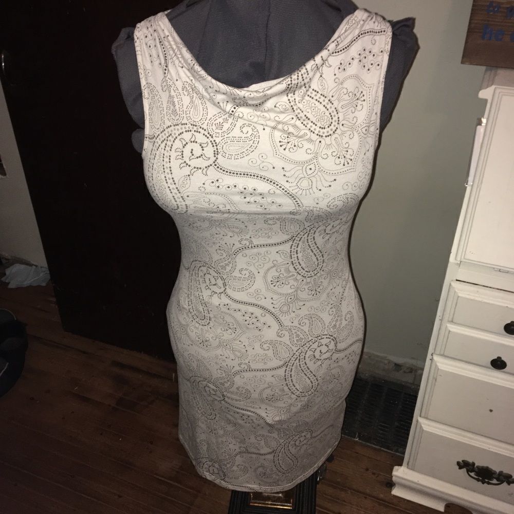 Title Nine paisley drape neck sleeveless dress